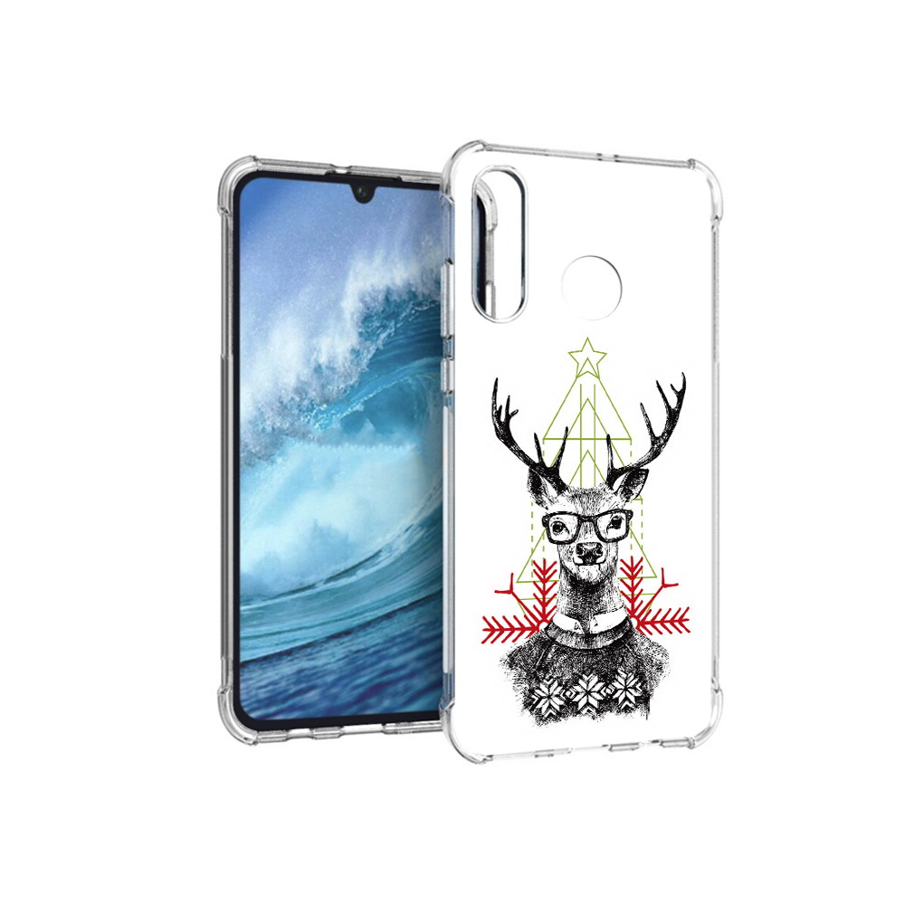 

Чехол MyPads Tocco для Huawei P30 Lite умный олень, Прозрачный, Tocco