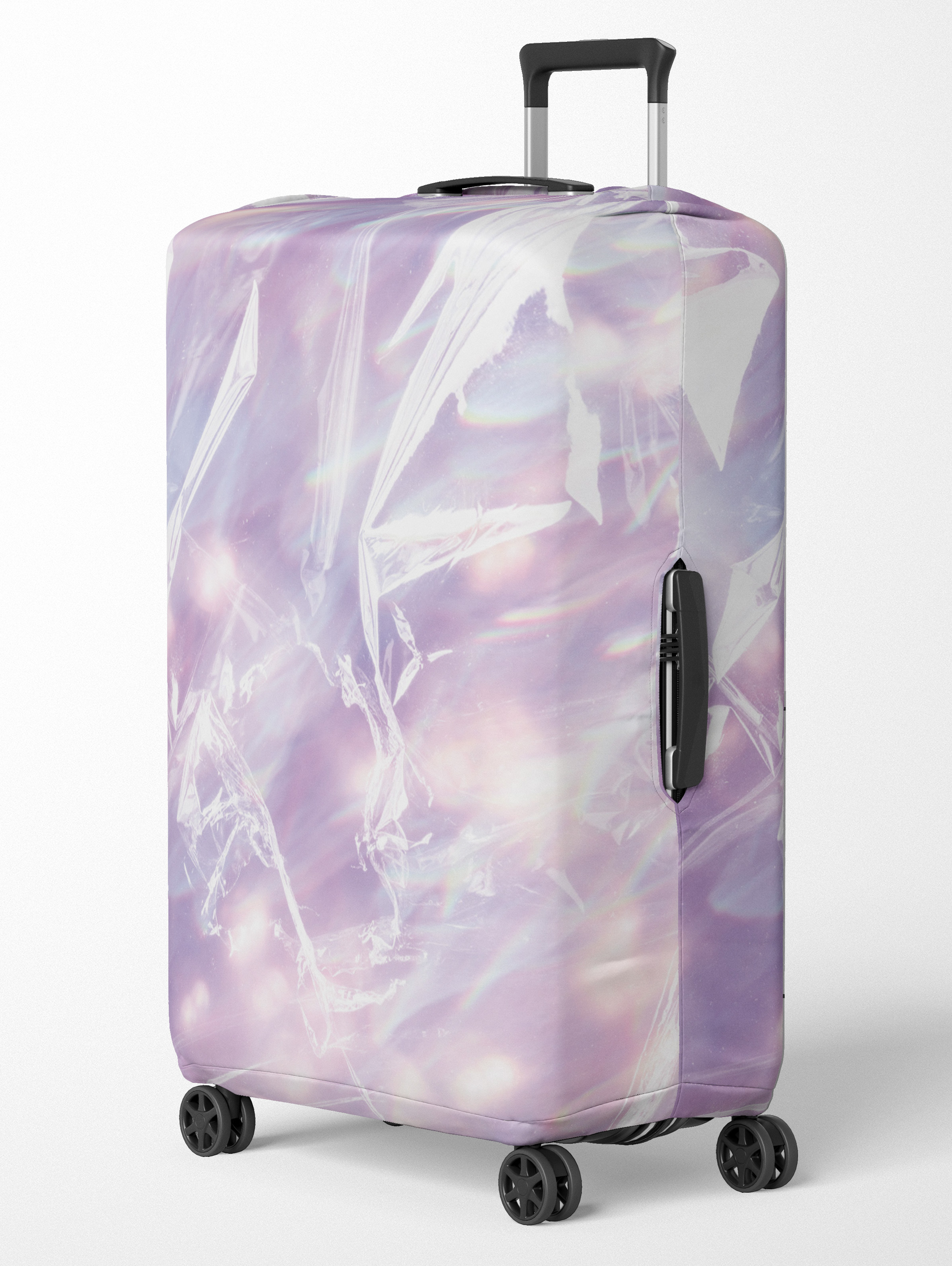 Чехол для чемодана CVT C-B1 розовый лед, S
