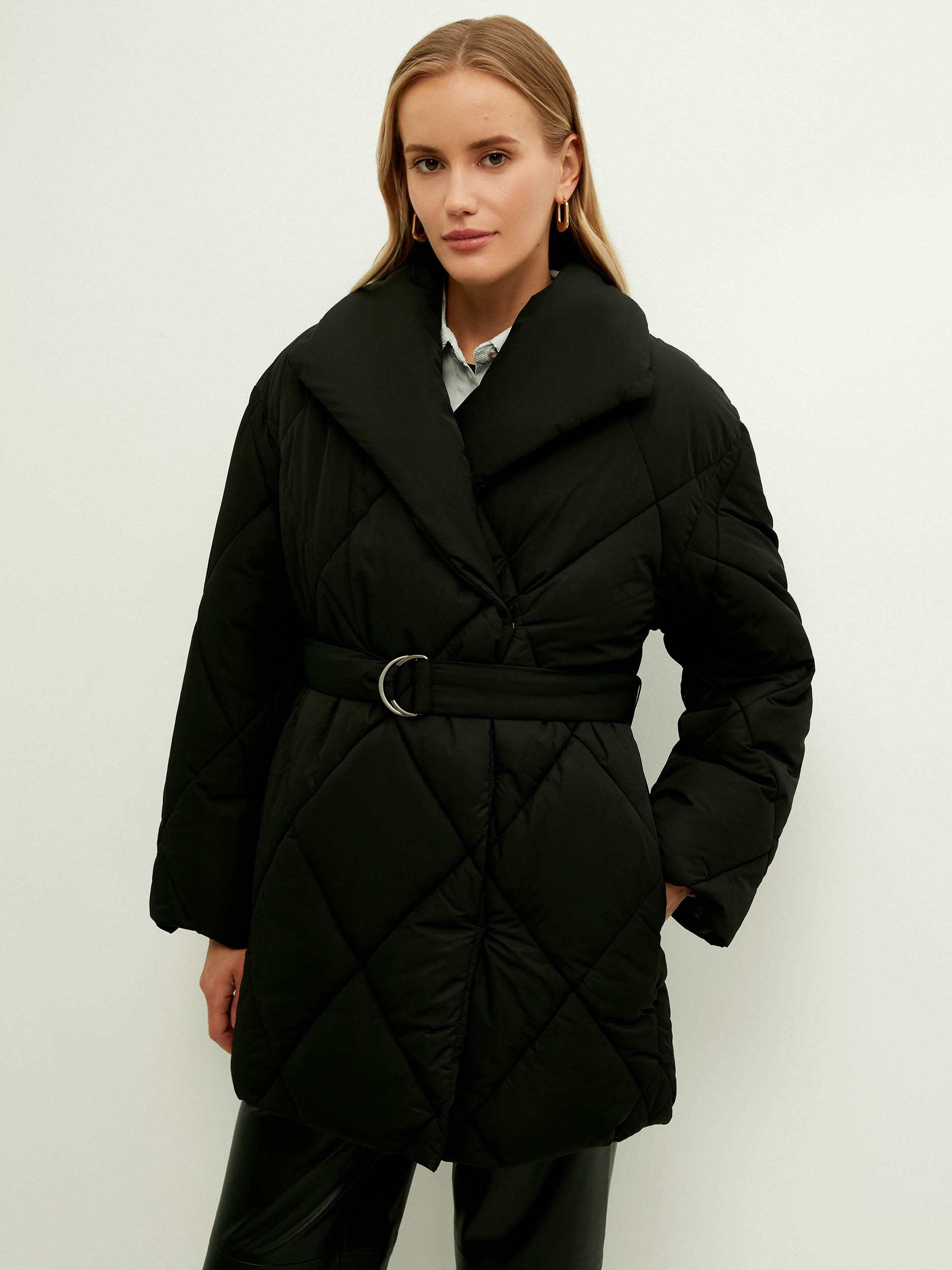 

Куртка женская ZARINA 2460439139-50 черная M, 2460439139-50