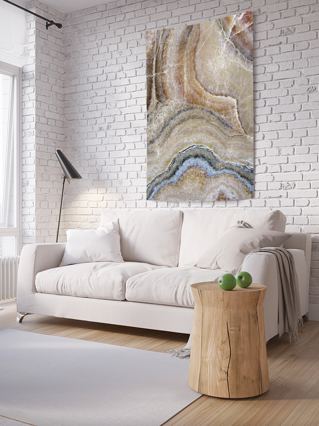 

Вертикальное фотопанно на стену JoyArty Камень оникс 150x200 см, Камень оникс