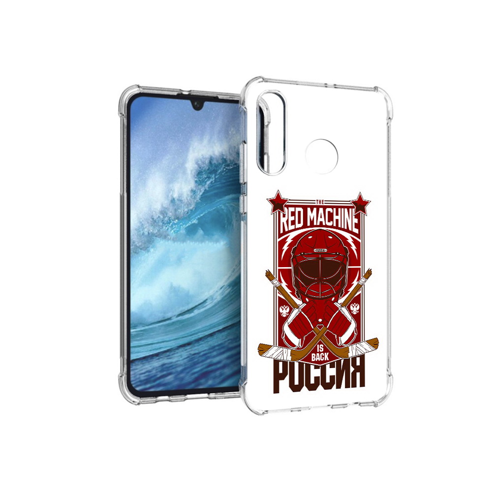 

Чехол MyPads Tocco для Huawei P30 Lite хоккей россия, Прозрачный, Tocco