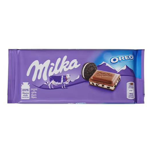 

Плитка Milka Oreo с печеньем 100 г