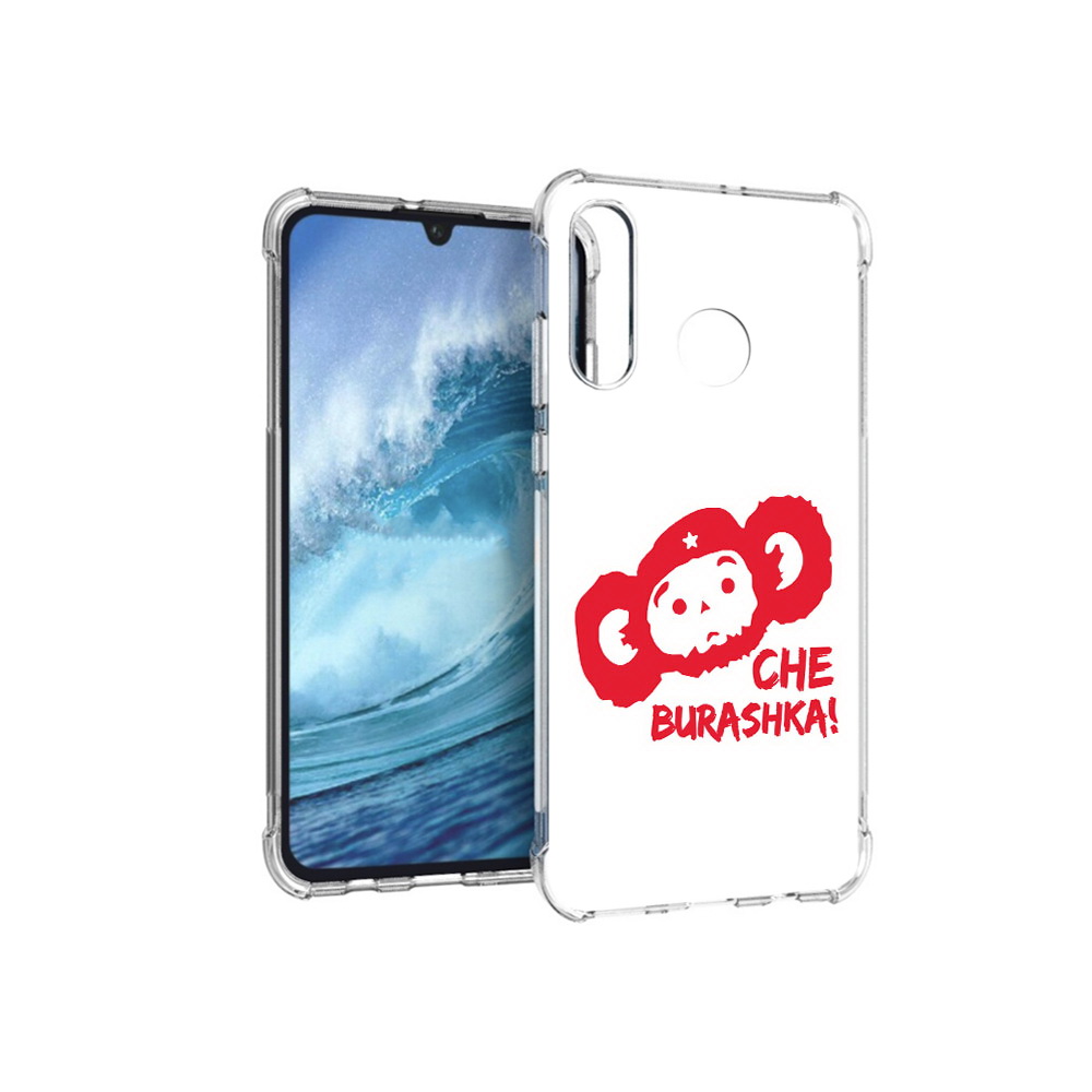 

Чехол MyPads Tocco для Huawei P30 Lite чебурашка, Прозрачный, Tocco