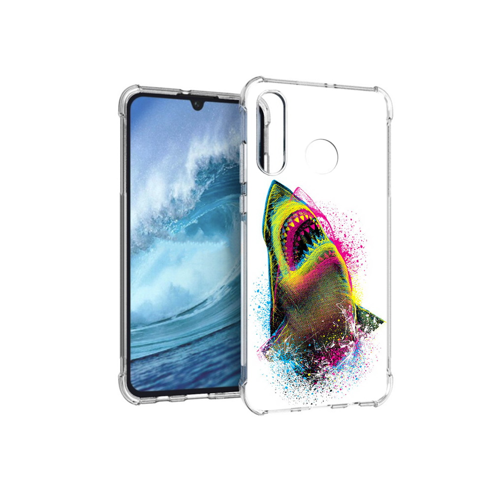 

Чехол MyPads Tocco для Huawei P30 Lite челюсти-2, Прозрачный, Tocco