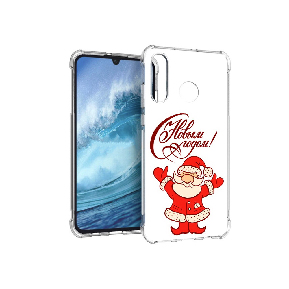 Чехол MyPads Tocco для Huawei P30 Lite Добрый дед мороз с новым годом 2023