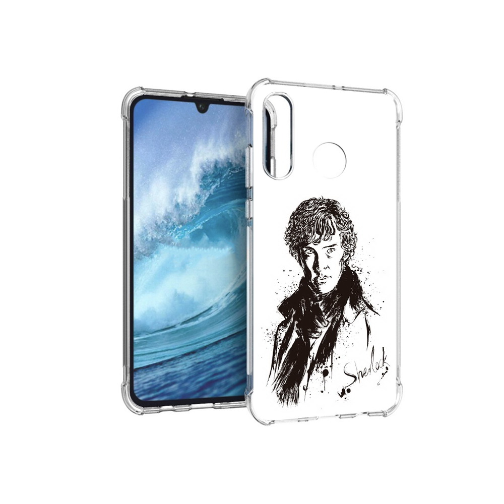 

Чехол MyPads Tocco для Huawei P30 Lite шерлок холмс портрет, Прозрачный, Tocco