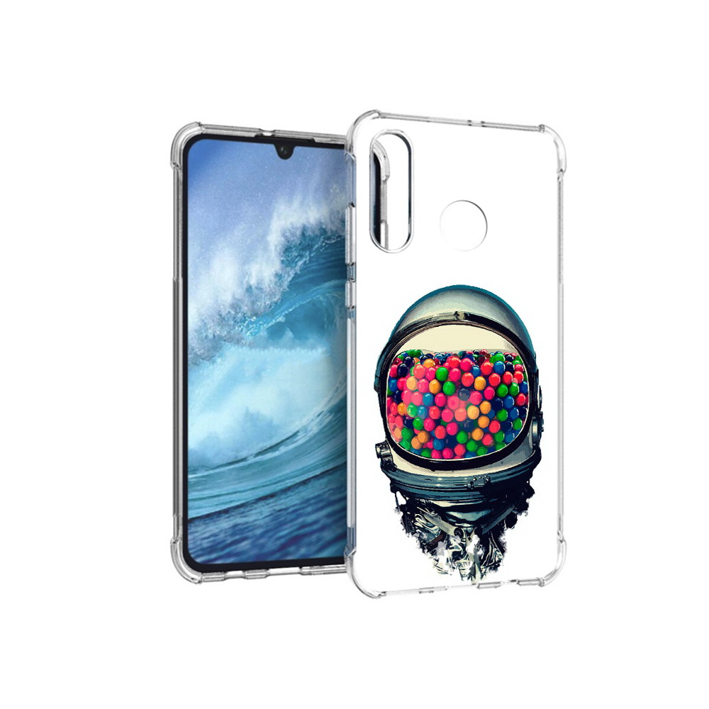 

Чехол MyPads Tocco для Huawei P30 Lite шлем космонавта, Прозрачный, Tocco
