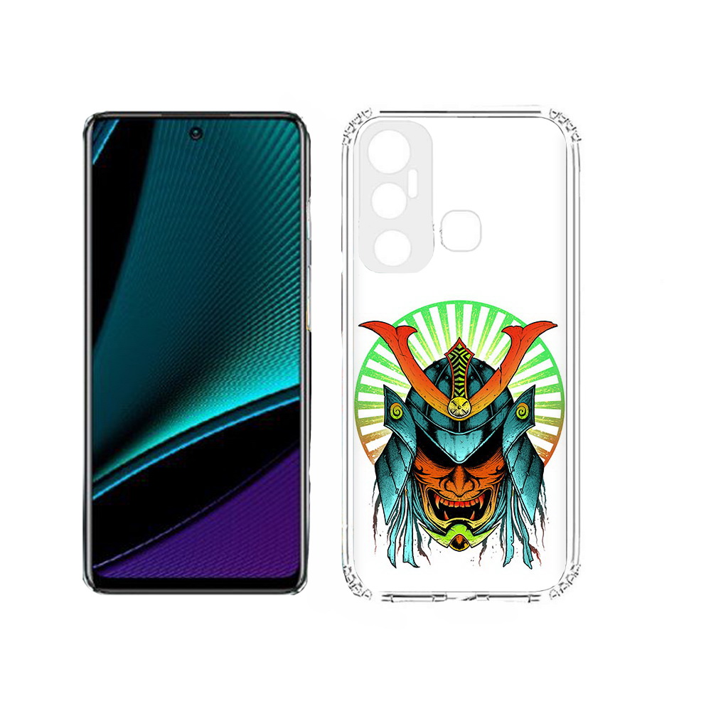 

Чехол MyPads Tocco для Infinix Hot 11s ешимитсу рисунок, Прозрачный, Tocco