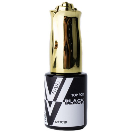 

Vogue Nails, Топ для гель-лака For Black, 10 мл