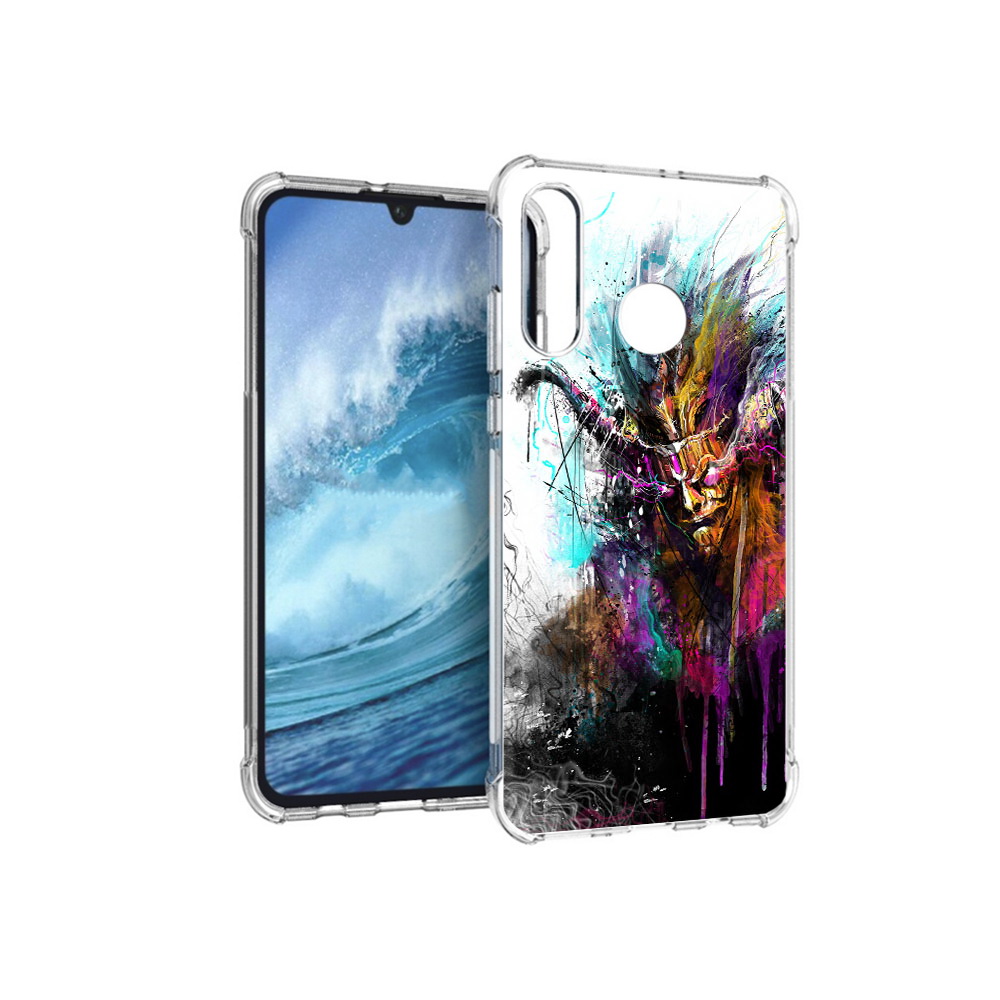 

Чехол MyPads Tocco для Huawei P30 Lite яркий дьявол, Прозрачный, Tocco