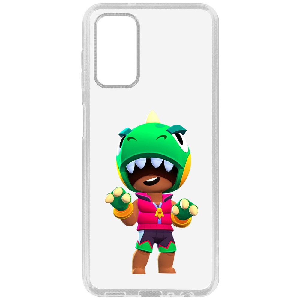 

Чехол-накладка Brawl Stars-Дино Леон для Samsung Galaxy A13 (A135), Прозрачный