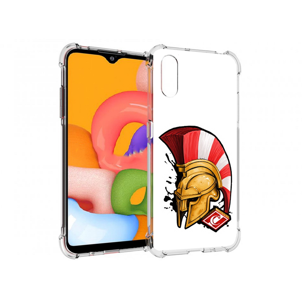 фото Чехол mypads tocco для samsung galaxy a01 фк спартак шлем (pt144711.509.185)