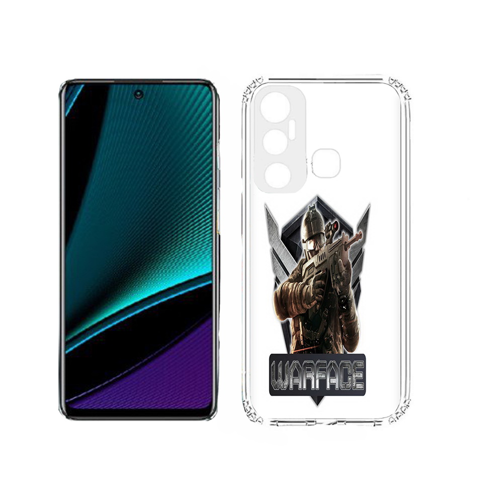 

Чехол MyPads Tocco для Infinix Hot 11s игра про войну, Прозрачный, Tocco