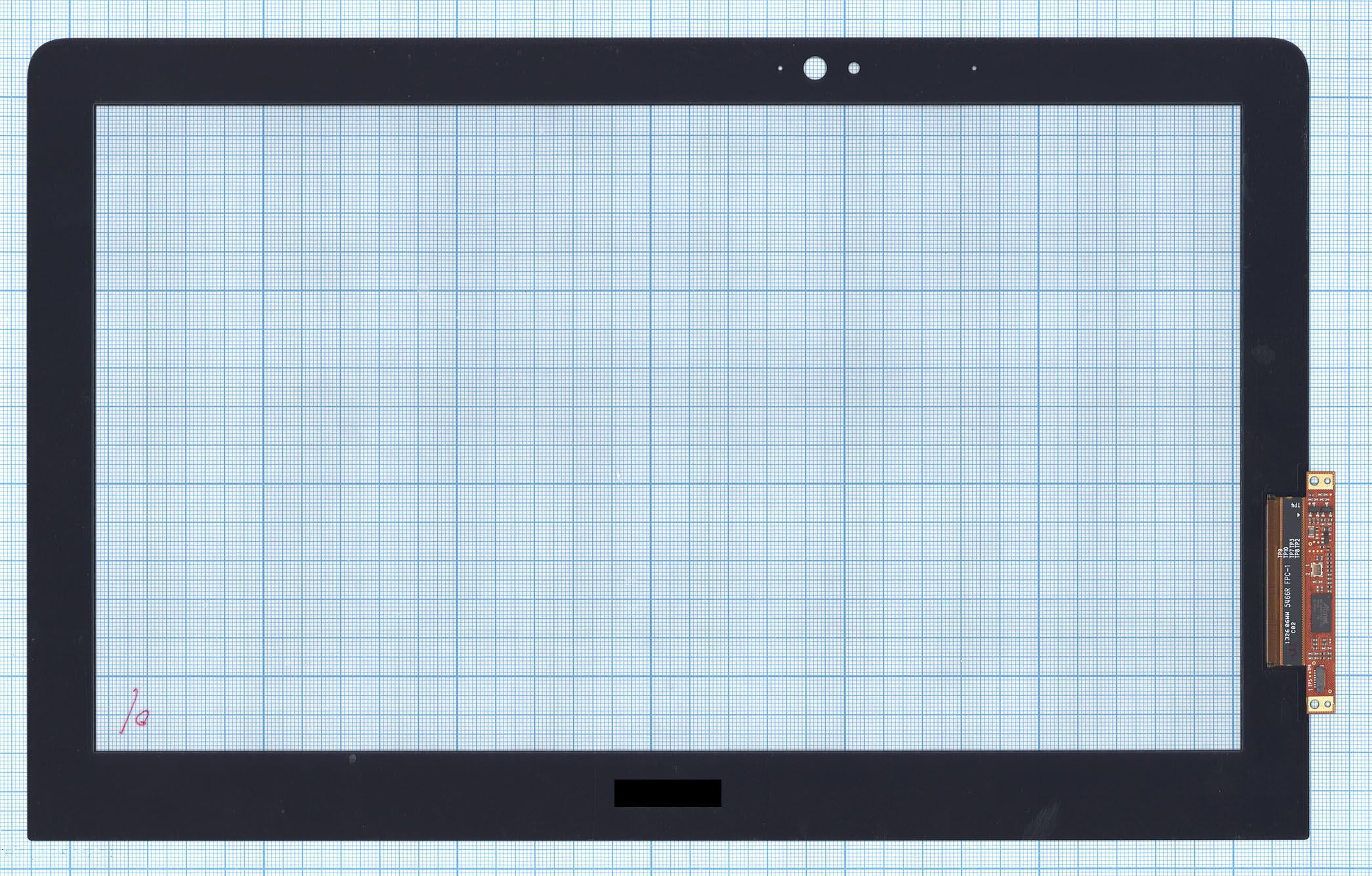 Сенсорное стекло тачскрин для ASUS 5466R FPC-1 черное