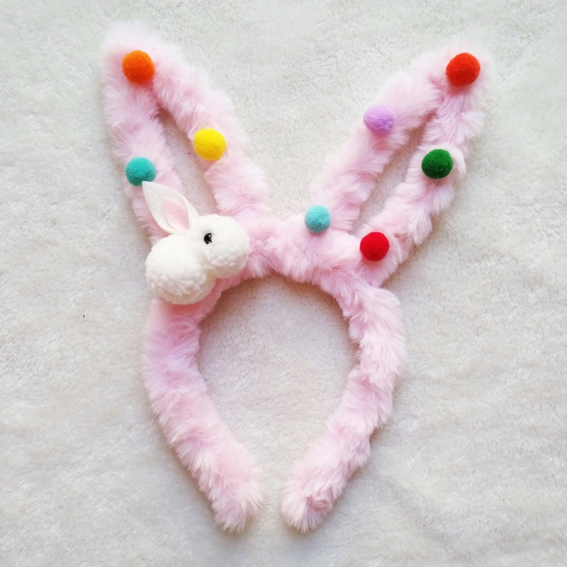 

Ободок COSY Уши Зайца новогодние, светящиеся, с фигуркой зайчика, розовый, ЮВ_А1-83А-УЗС-26