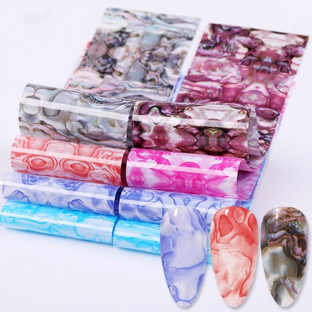 

Набор, Born Pretty, Переводная фольга Marble №02, 4 шт.