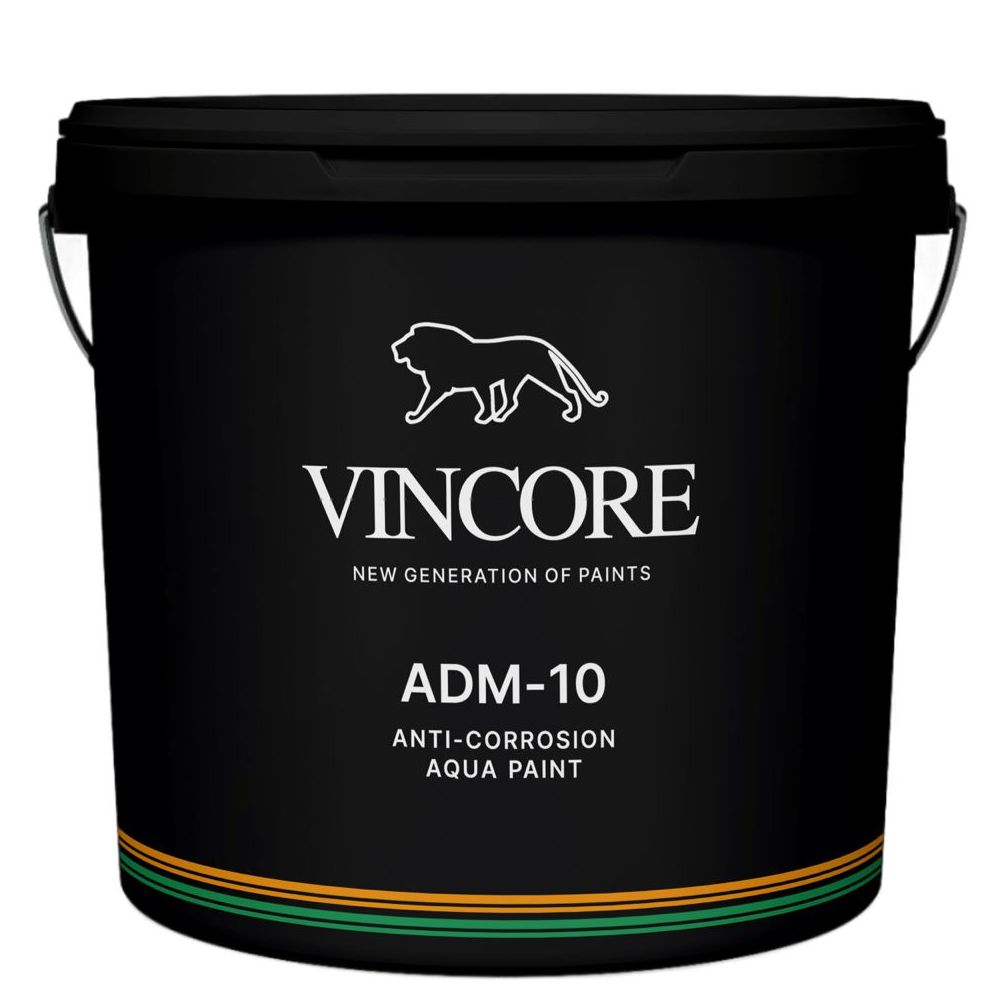 

Антикоррозионная краска-грунт на акриловой основе VINCORE ADM-10 база А 3 кг, ADM-10