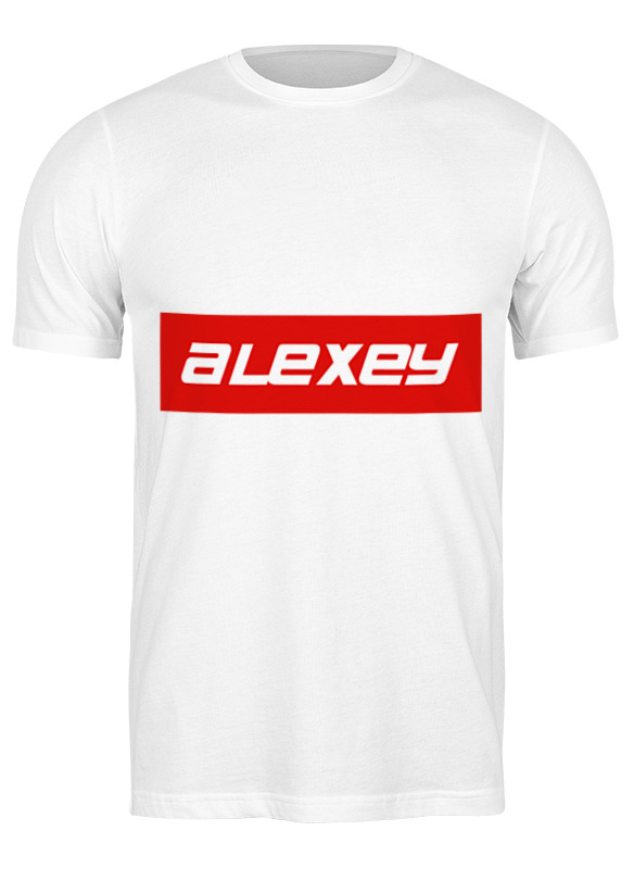 

Футболка мужская Printio Alexey белая XL, Белый, Alexey
