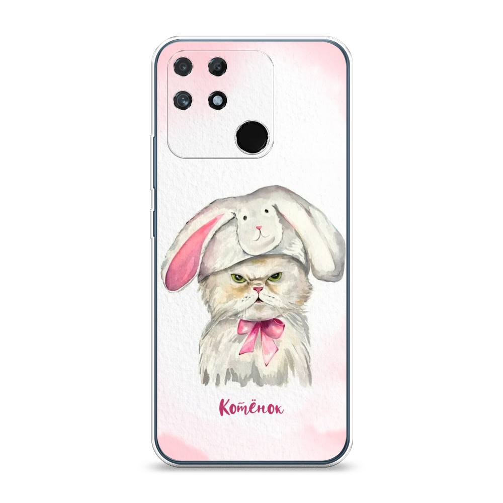 

Чехол на Realme Narzo 50A "Мой котёнок", Розовый;серый, 258450-1