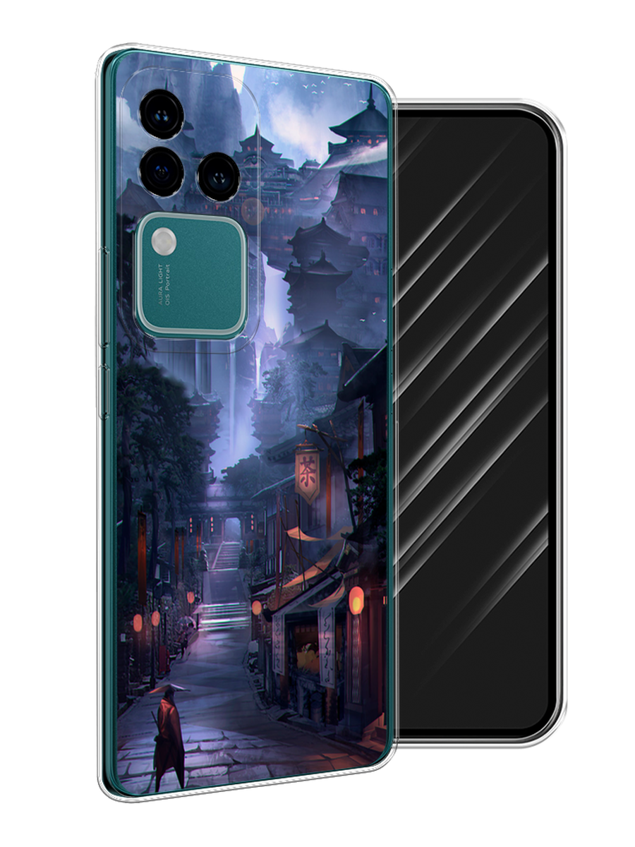 

Чехол Awog на Vivo V30 Pro/S18 Pro "Одинокий самурай", Синий;черный;коричневый, 2610050-1