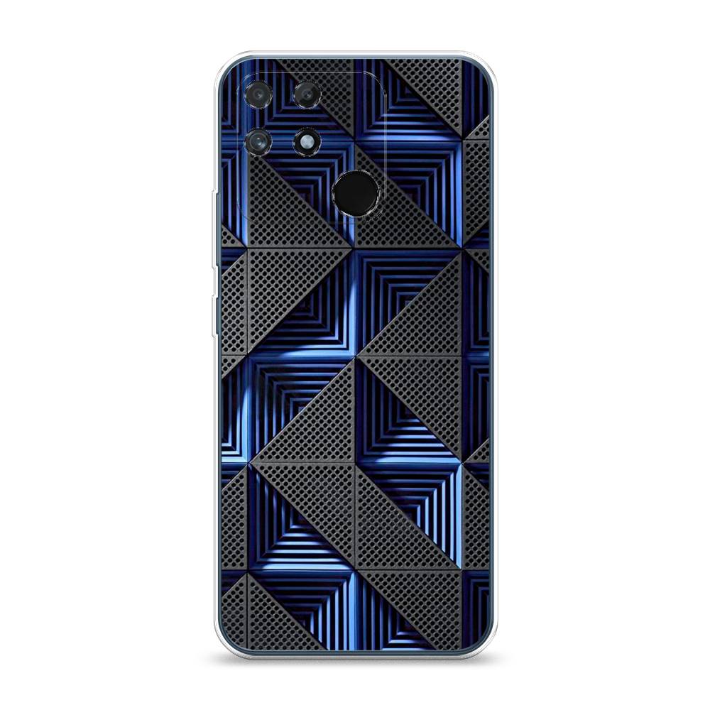 

Чехол на Realme Narzo 50A "IBM", Серый;синий, 258450-3