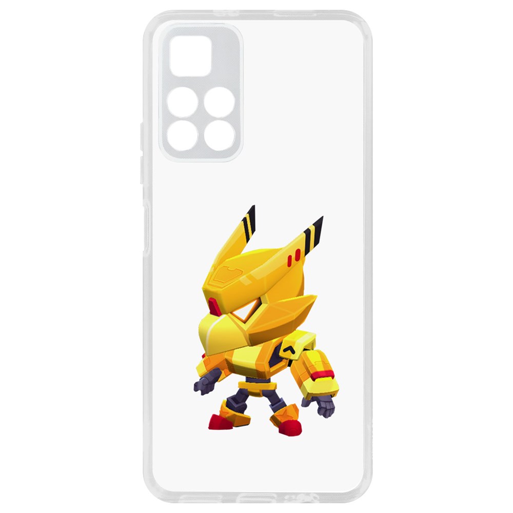 

Чехол-накладка Brawl Stars-Ворон Золотой Меха для Xiaomi Redmi Note 11T 5G, Прозрачный
