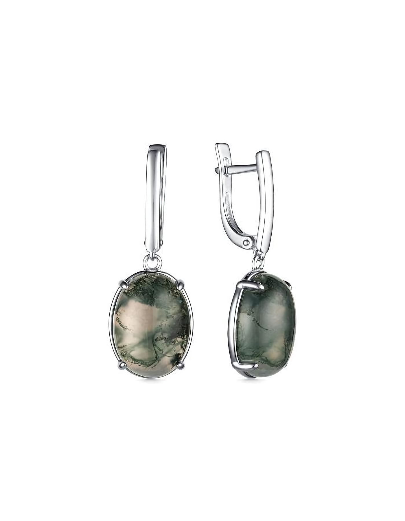 

Серьги подвески из серебра TEO MAORI 8С-5105рк4119, агат, 8С-5105рк4119