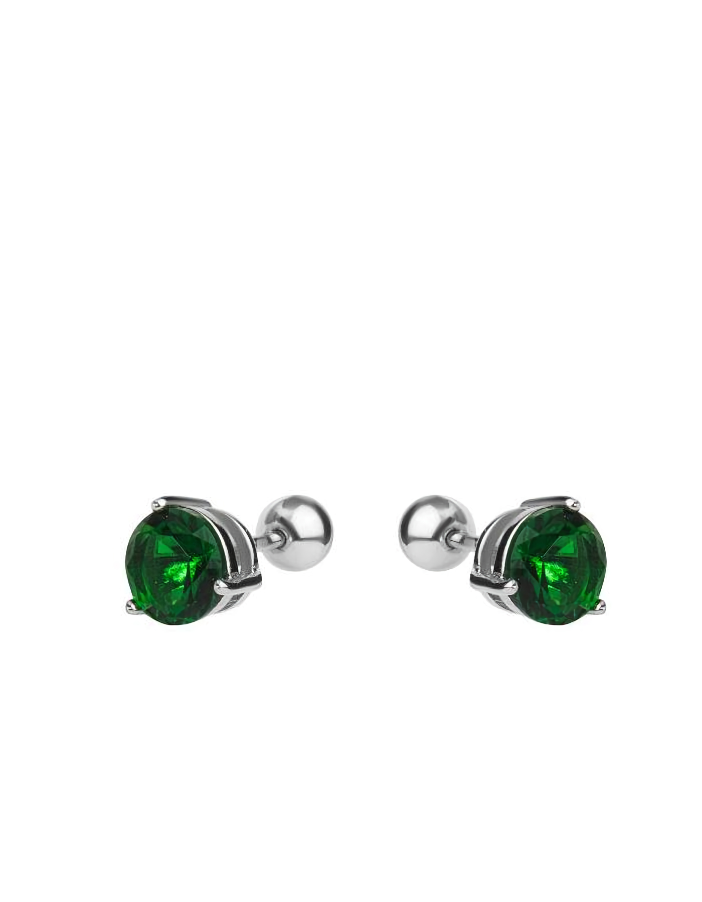

Серьги пусеты из серебра TEO MAORI 8E700132-Gr, фианит, 8E700132-Gr