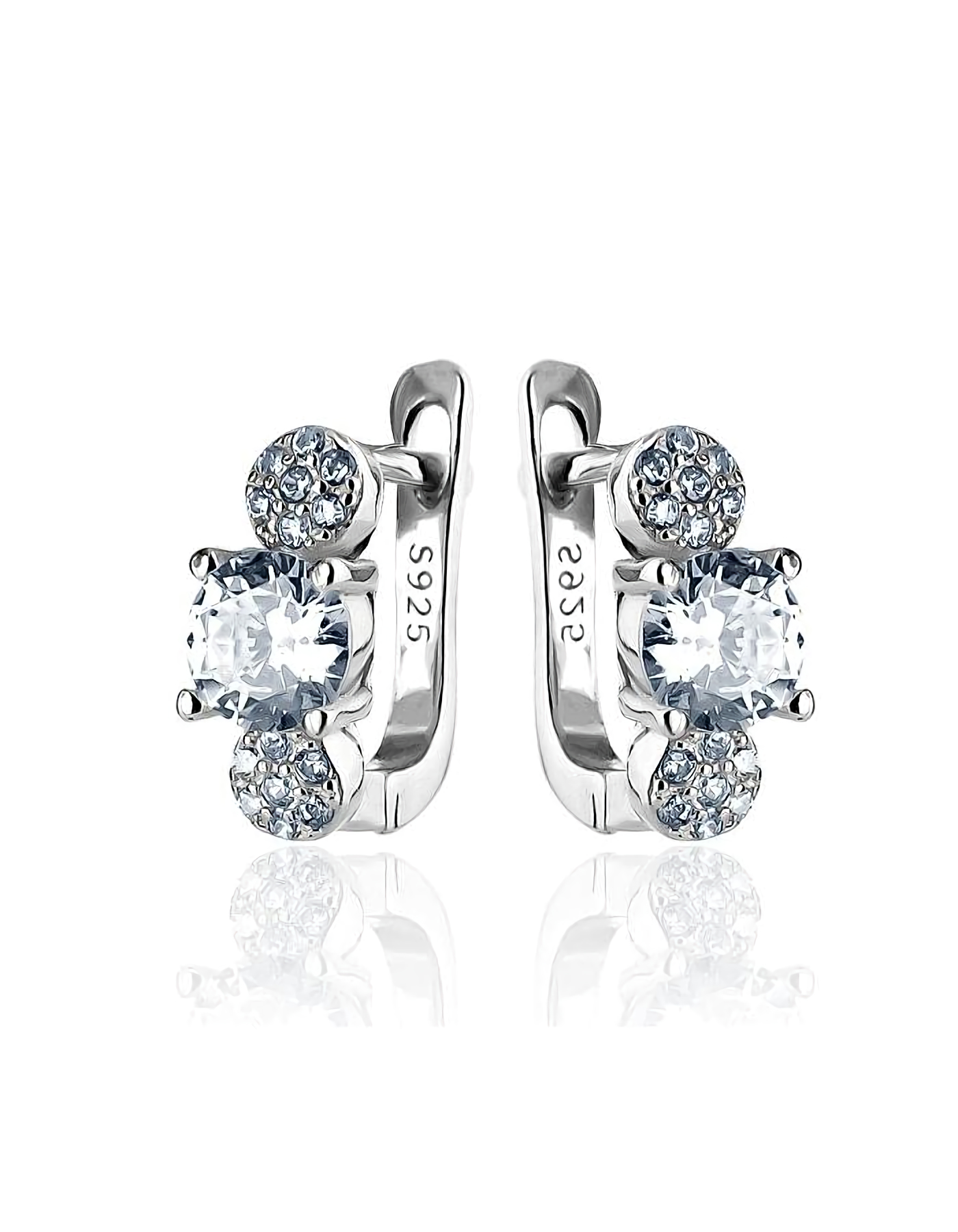 

Серьги из серебра TEO MAORI 8FYE6253, фианит, 8FYE6253