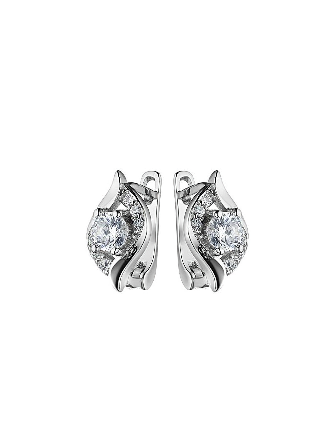 

Серьги из серебра TEO MAORI 8FYE7653, фианит, 8FYE7653