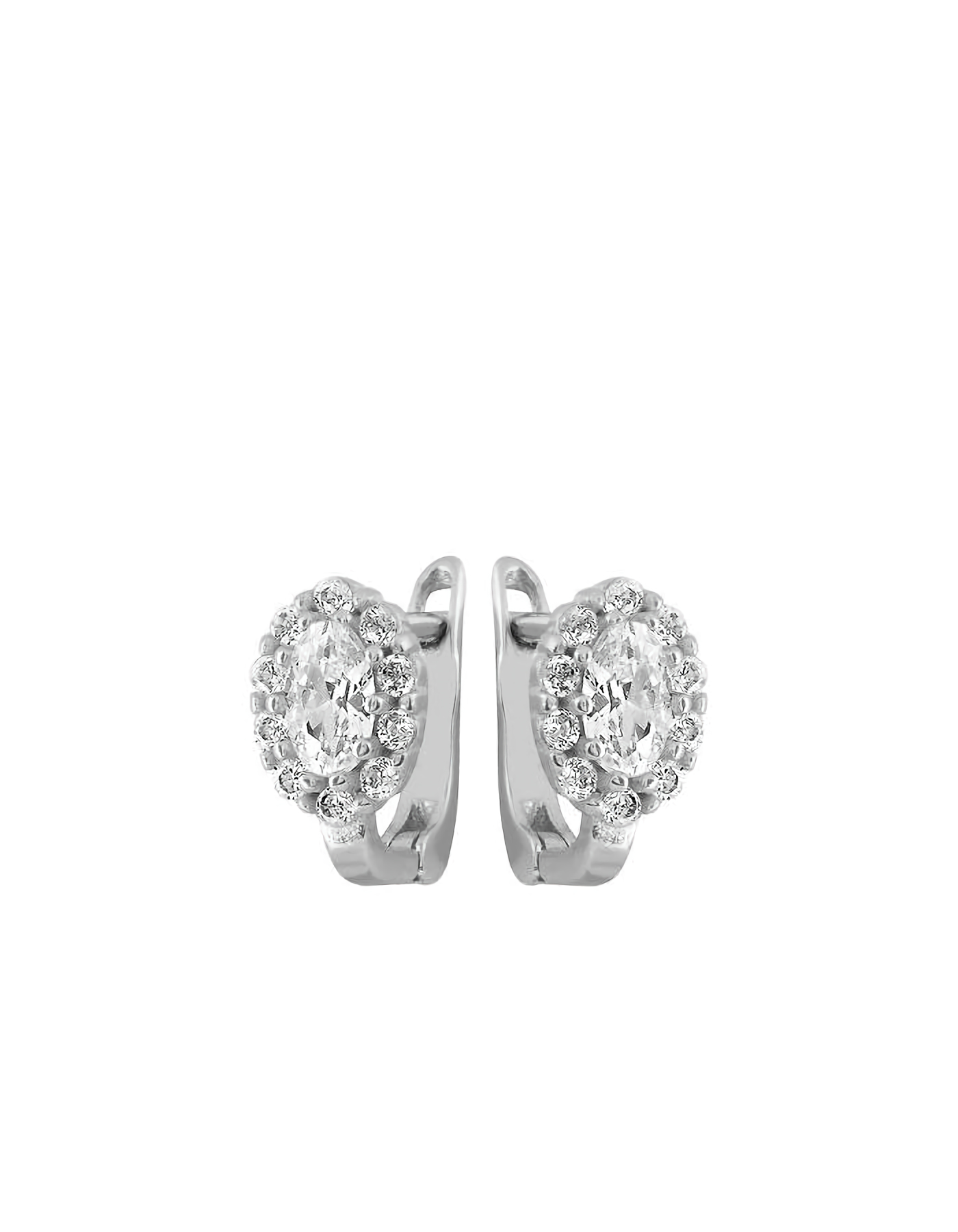 

Серьги из серебра TEO MAORI 8FYE7654, фианит, 8FYE7654