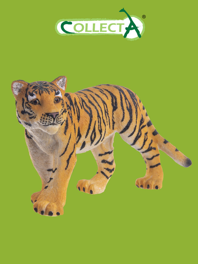 Фигурка животного Collecta, Детеныш сибирского тигра фигурка safari ltd бенгальский тигр детеныш