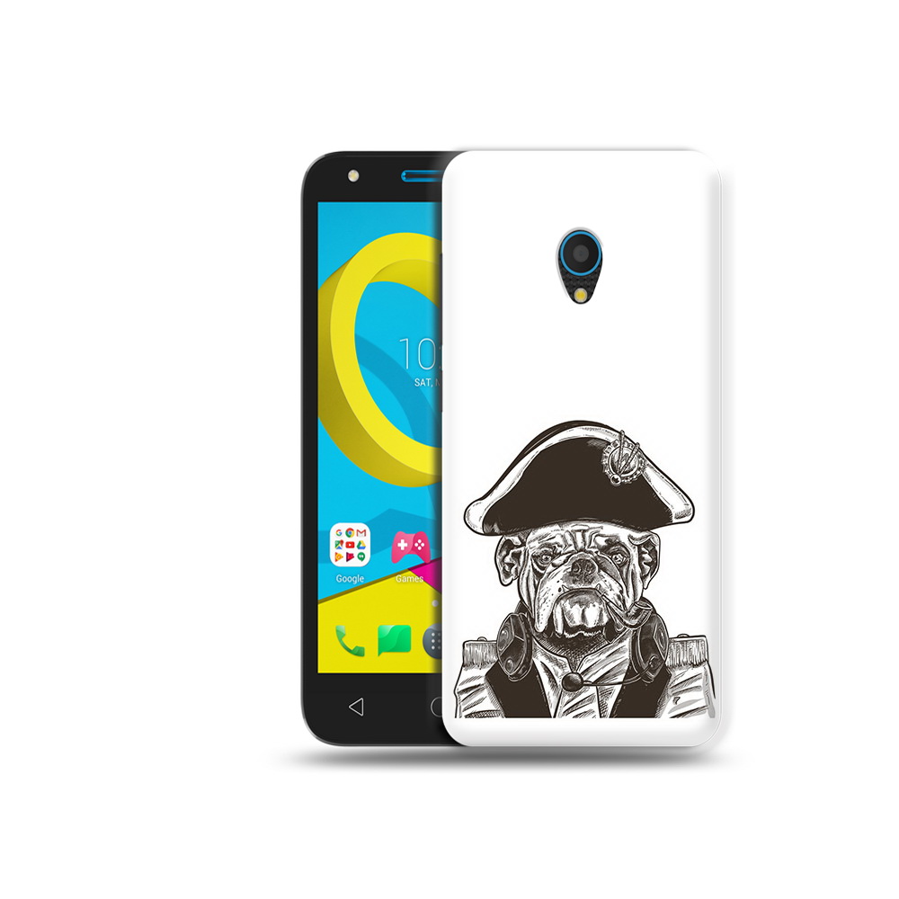 

Чехол MyPads Tocco для Alcatel U5 5047D мопс генерал (PT134046.676.483), Tocco