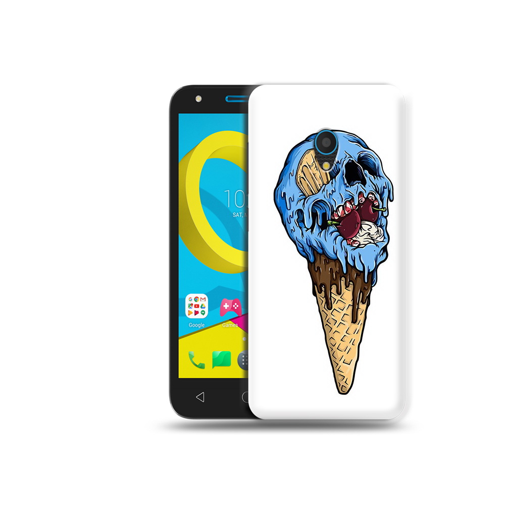 

Чехол MyPads Tocco для Alcatel U5 5047D мороженное череп (PT134046.676.484), Tocco