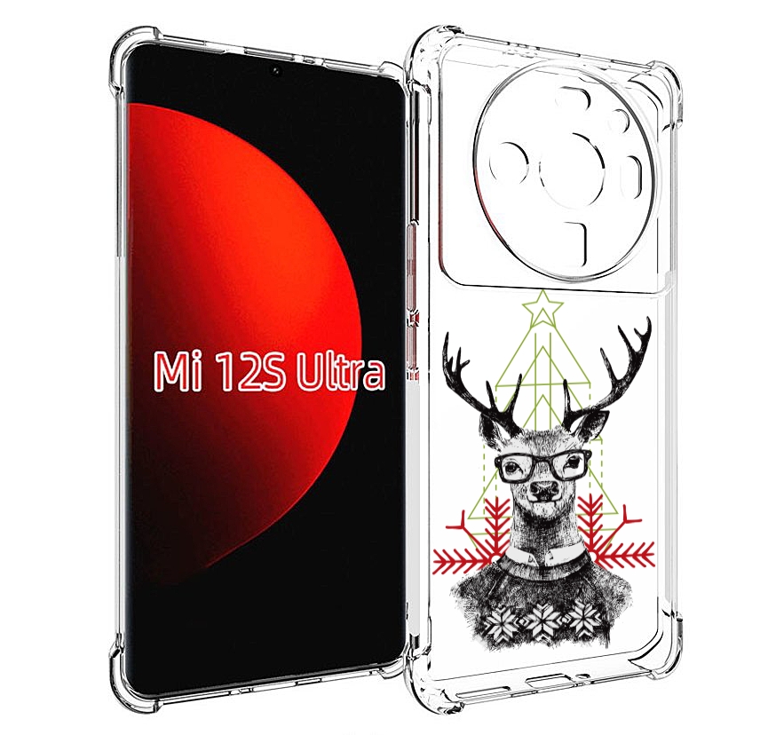 

Чехол MyPads умный олень для Xiaomi 12S Ultra, Прозрачный, Tocco
