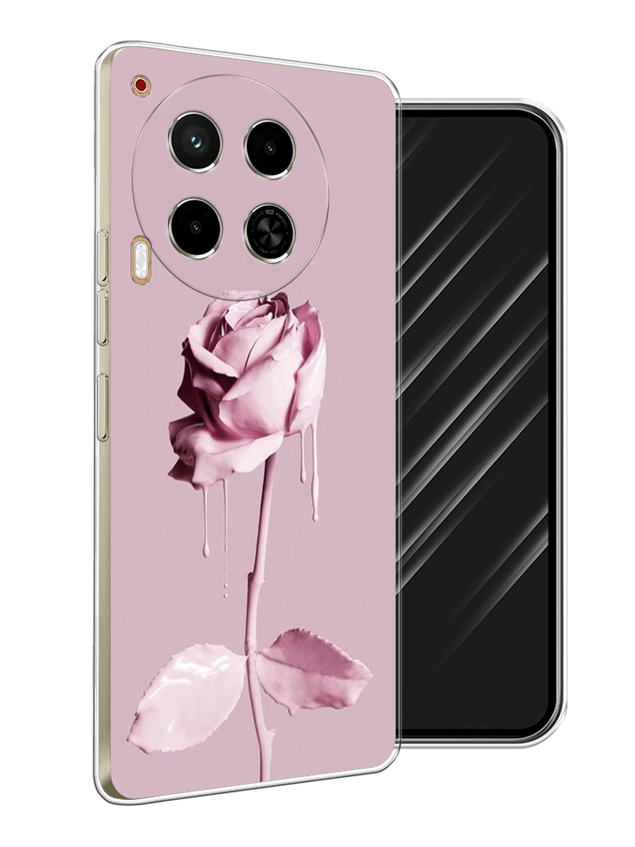 

Чехол Awog на Tecno Camon 30 4G "Роза в краске", Белый;розовый, 305650-1