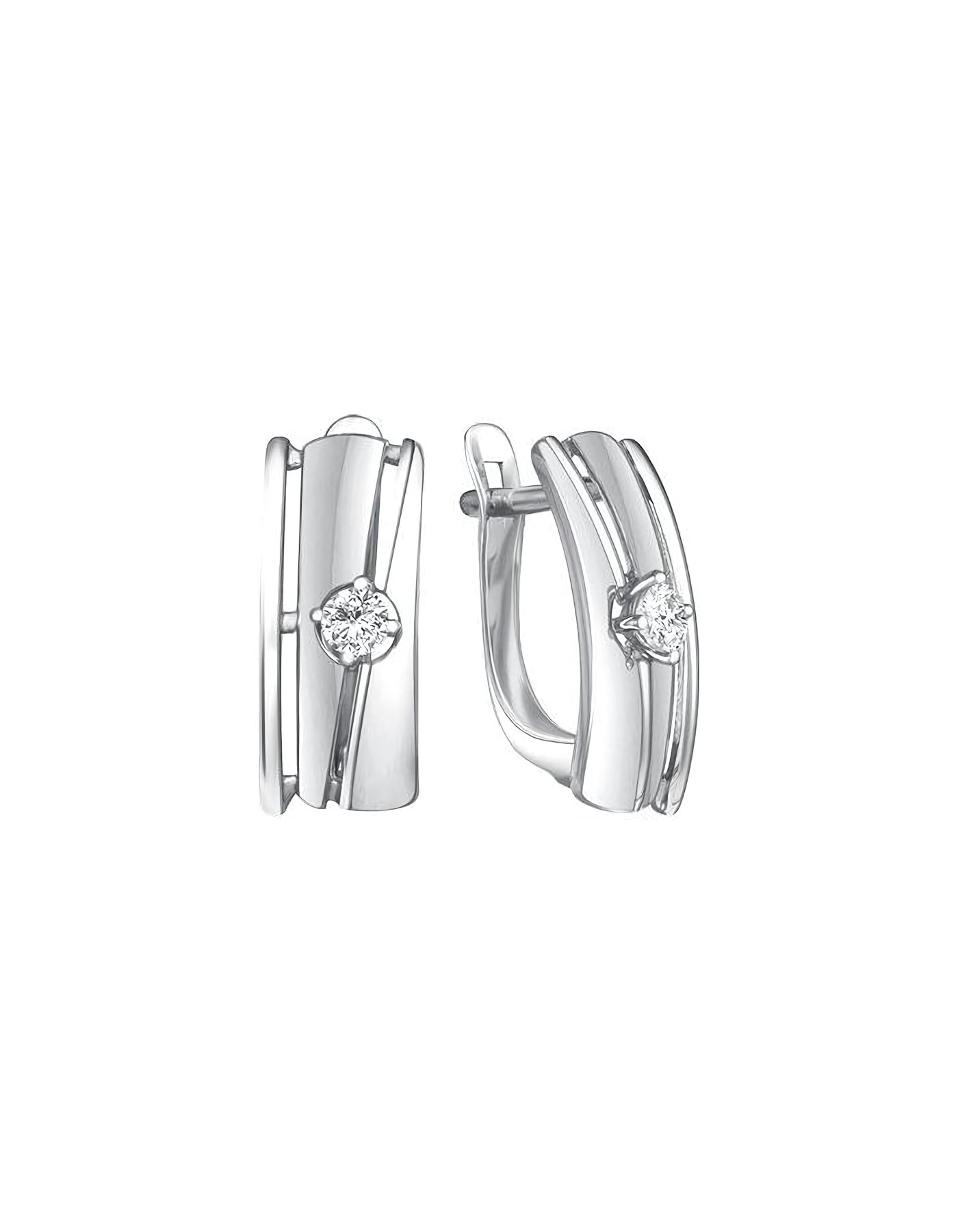 

Серьги из серебра TEO MAORI 890-02-7908-01, фианит, 890-02-7908-01