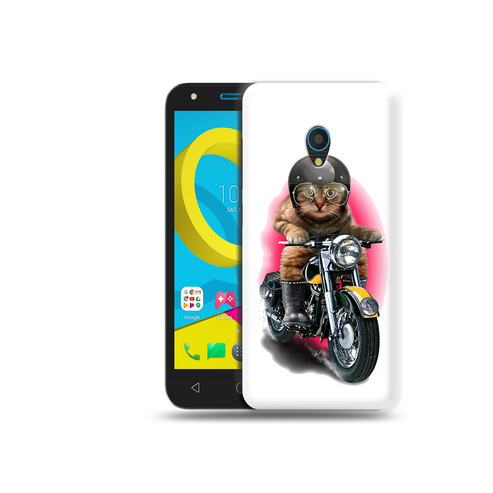 

Чехол MyPads Tocco для Alcatel U5 5047D мото-кот (PT134046.676.485), Tocco