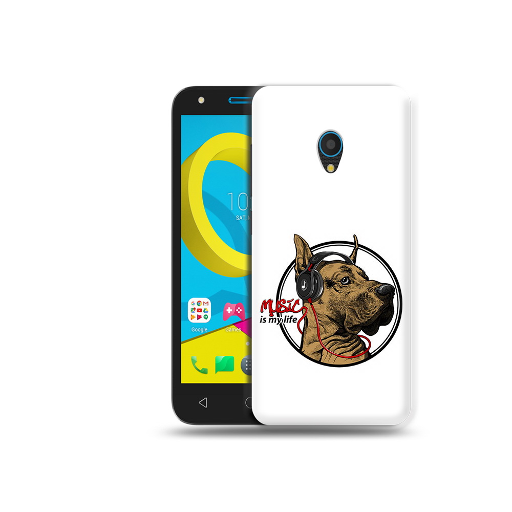 

Чехол MyPads Tocco для Alcatel U5 5047D музыкальная собака (PT134046.676.490), Tocco
