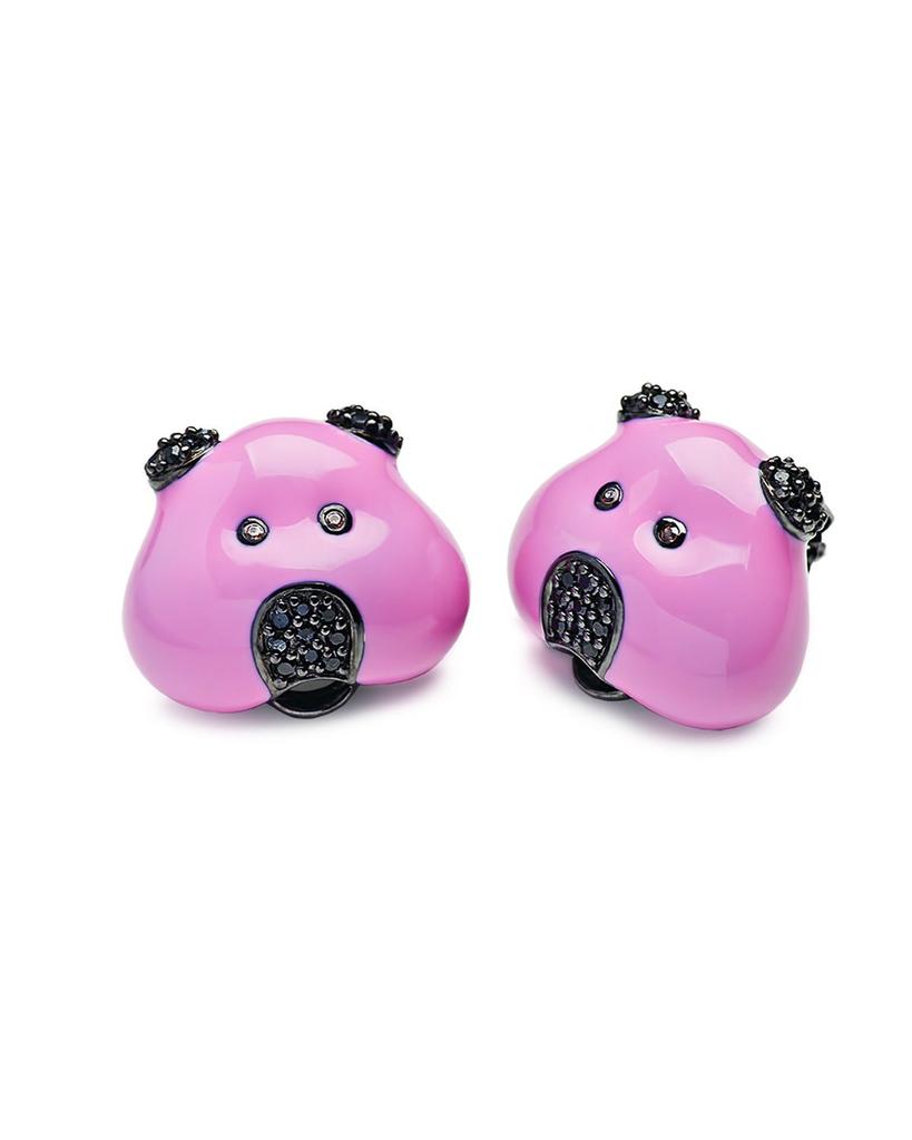 

Серьги из серебра Accent de LUX WONE026-2, эмаль, WONE026-2