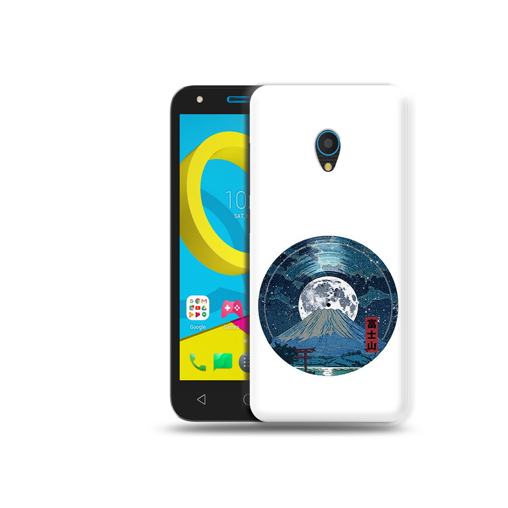 

Чехол MyPads Tocco для Alcatel U5 5047D нарисованная виниловая гора с луной, Tocco