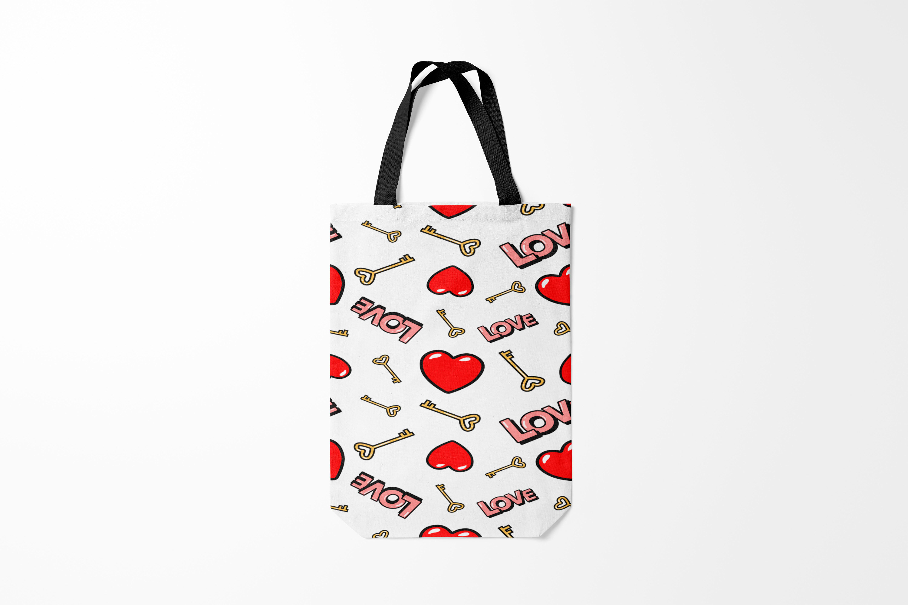 

Сумка шoппер унисекс Burnettie День Святого Валетина Valentines Day, белый, День Святого Валетина Valentines Day