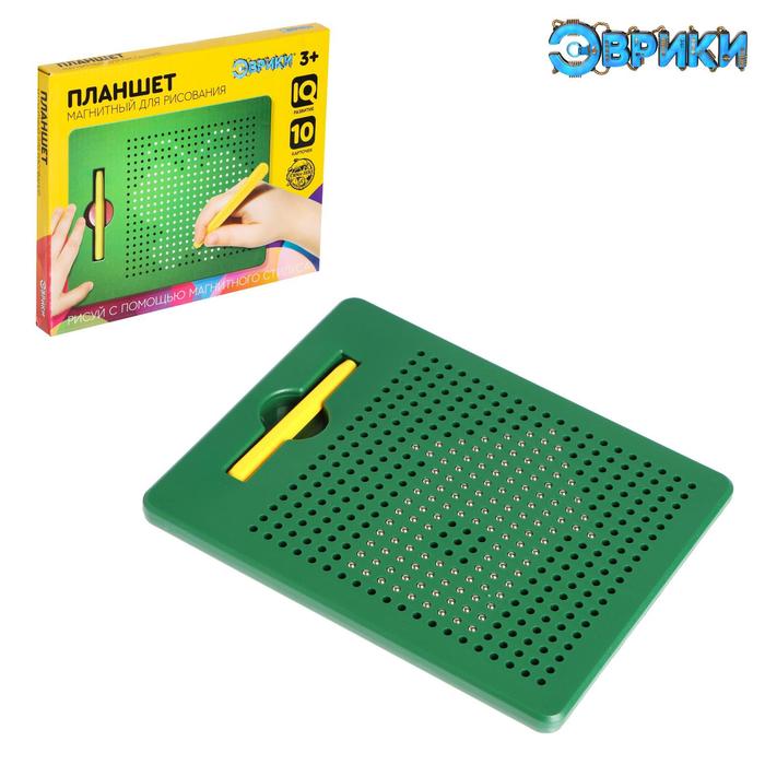 Планшет обучающий «Магнитное рисование», 380 отверстий, цвет зелёный планшет xiaomi redmi pad 10 61 ips 2000x1200 4 128 гб 8 8 мп and 12 зелёный