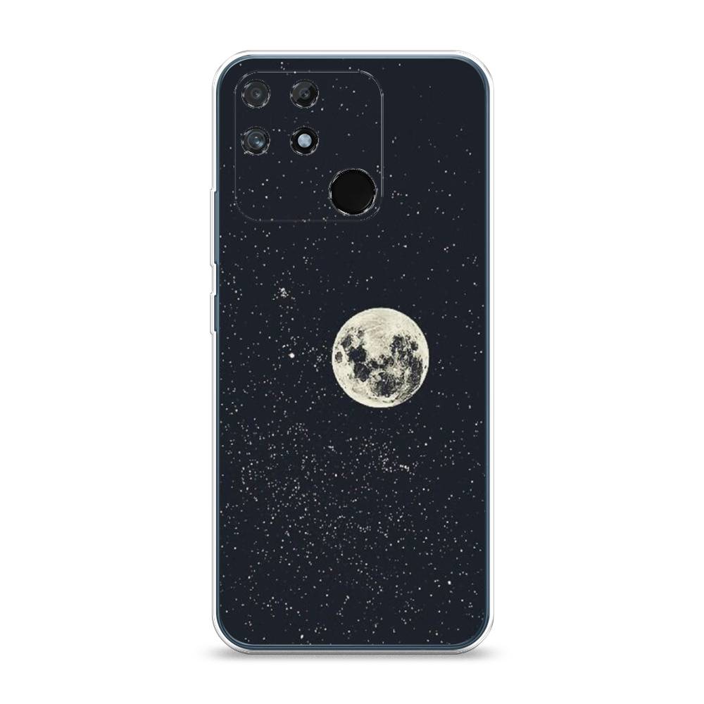 

Чехол на Realme Narzo 50A "Полнолуние", Красный, 258450-2