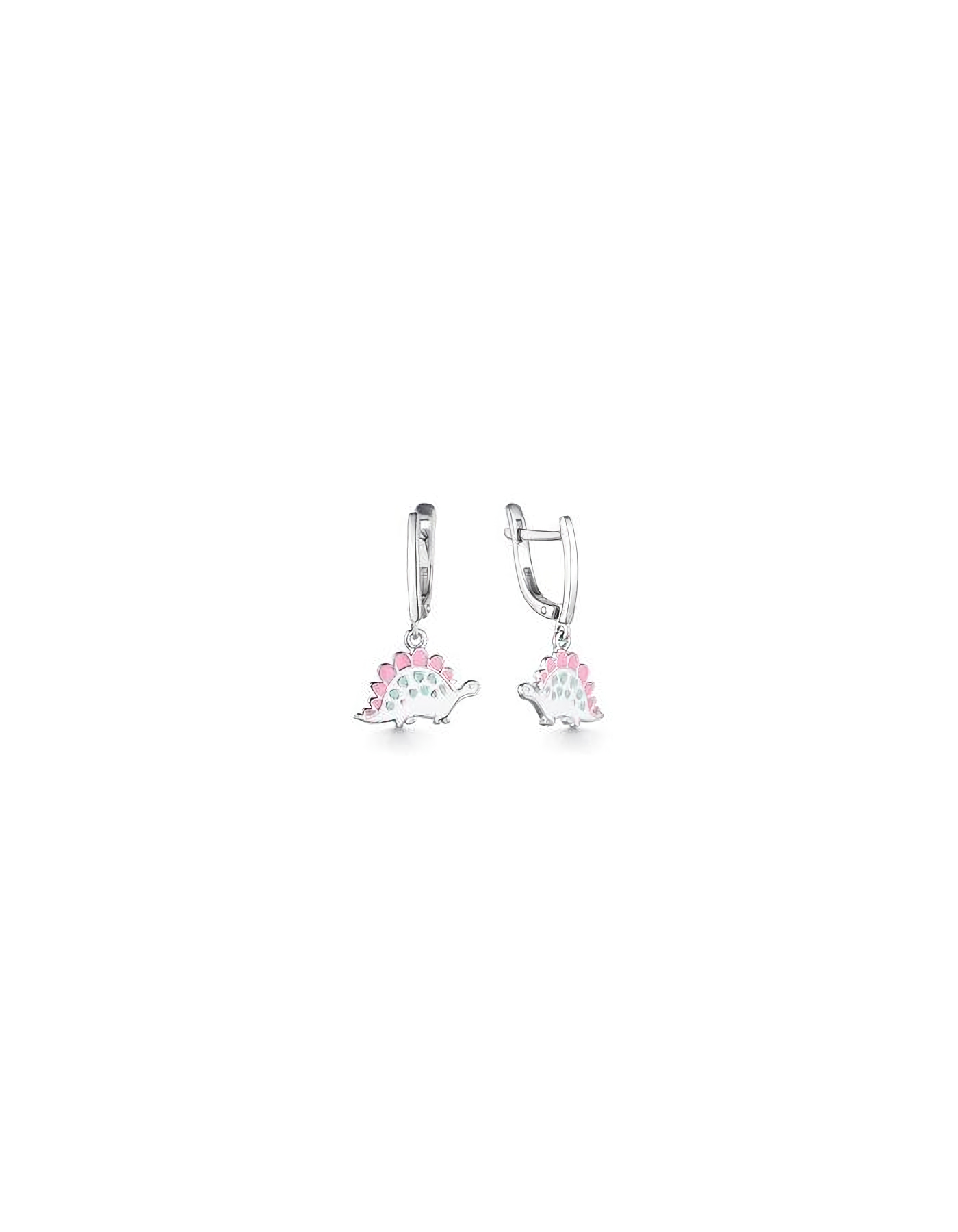 

Серьги подвески из серебра TEO MAORI 8901021609, эмаль, 8901021609