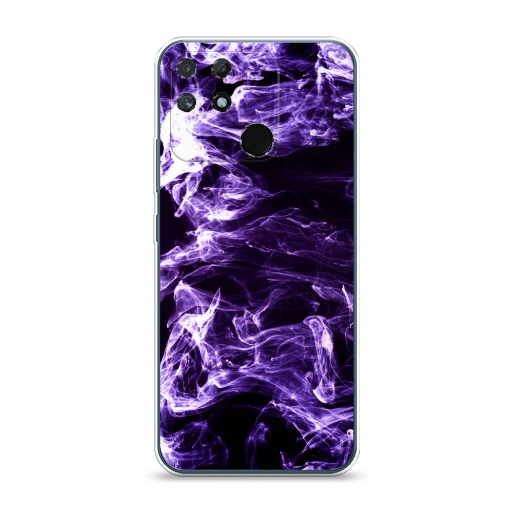 

Чехол на Realme Narzo 50A "Фиолетовый дым", Фиолетовый;белый;черный, 258450-3