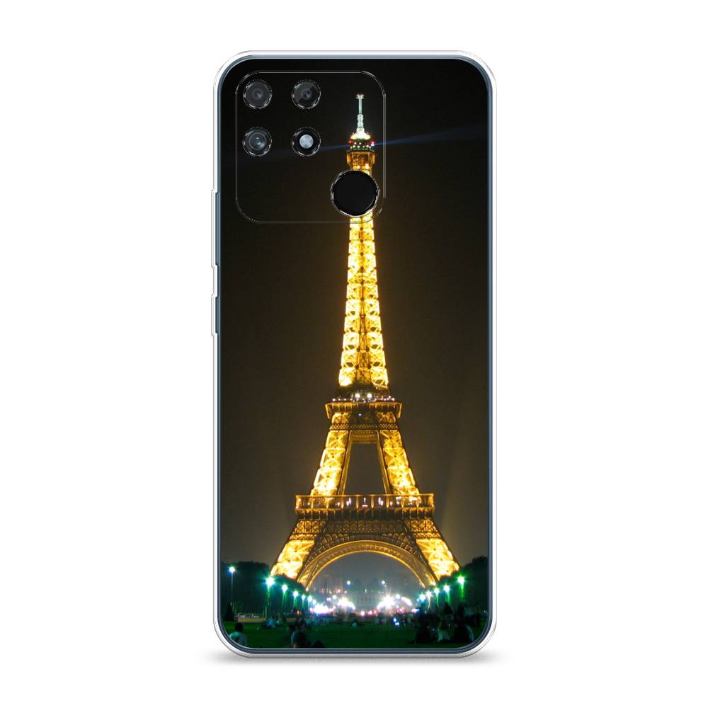 

Чехол на Realme Narzo 50A "Париж 2", Желтый;серый, 258450-2