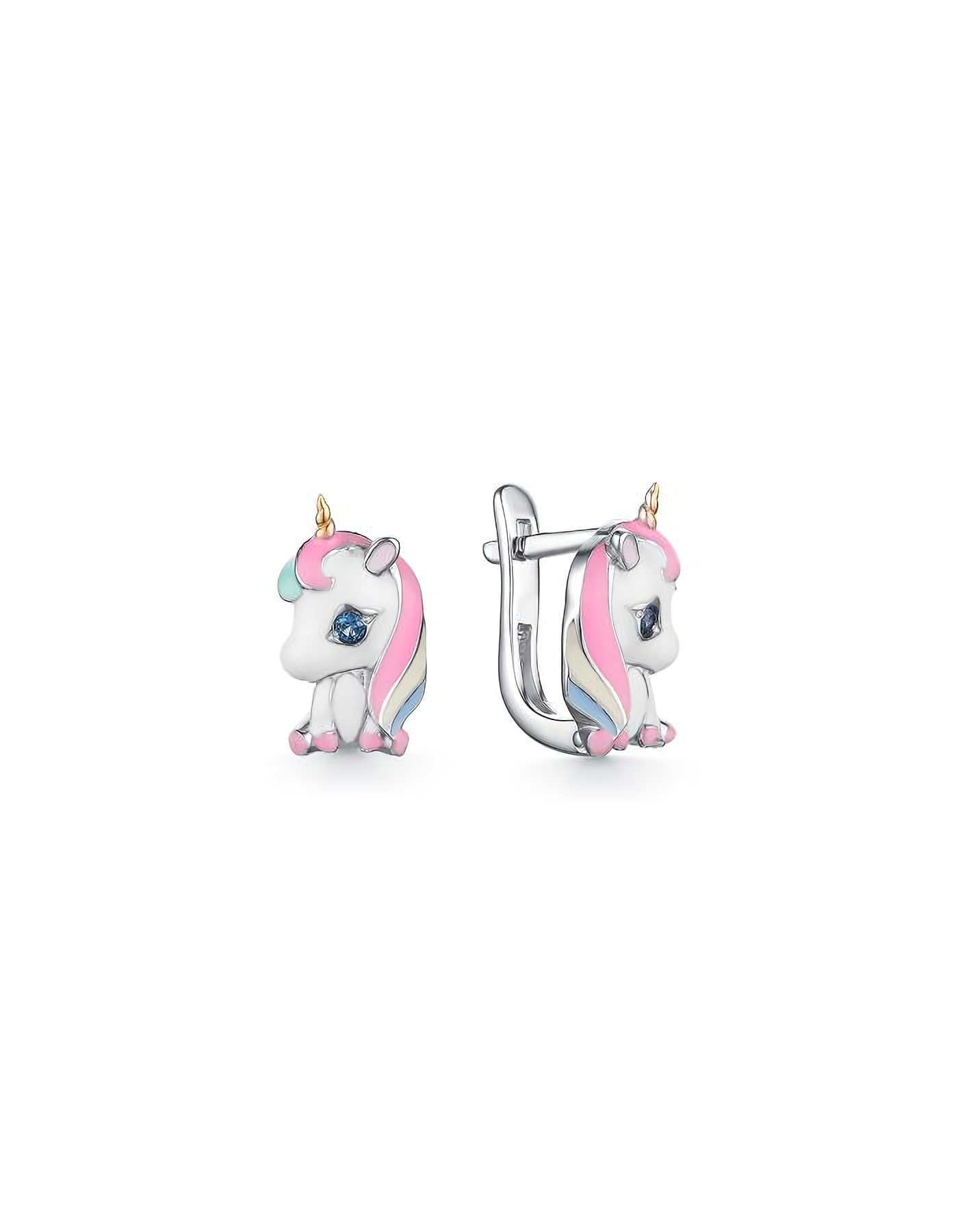 

Серьги из серебра TEO MAORI 8901022096, эмаль, 8901022096
