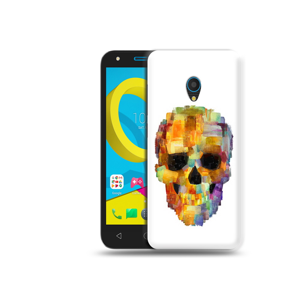 

Чехол MyPads Tocco для Alcatel U5 5047D нарисованный череп (PT134046.676.516), Tocco