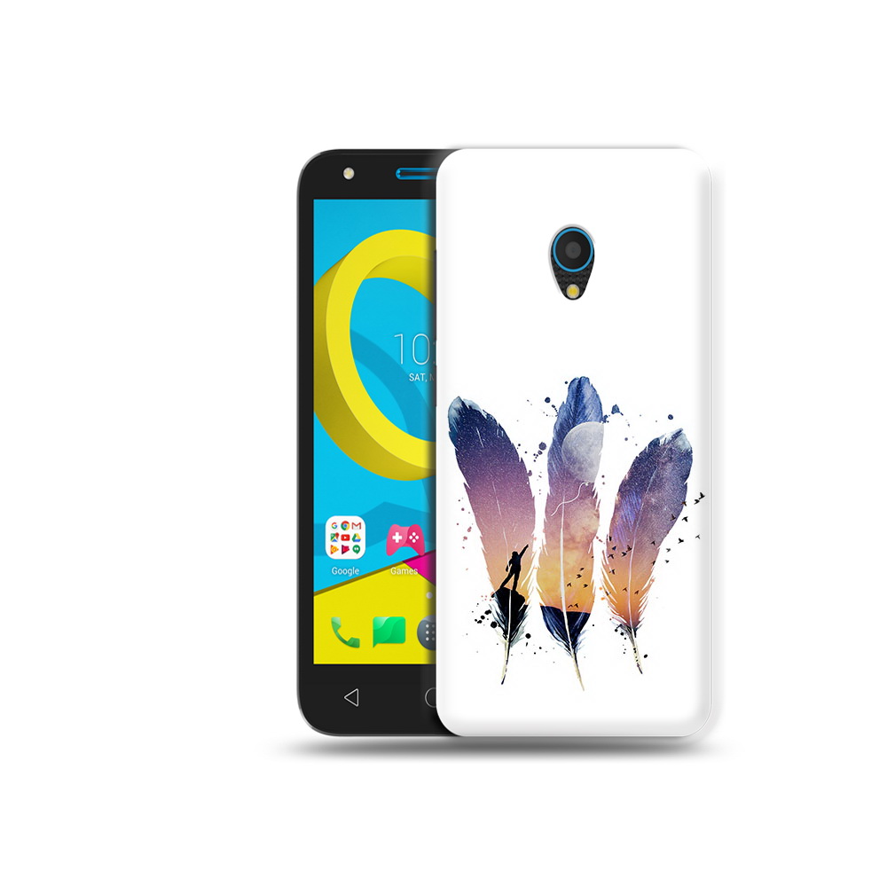 

Чехол MyPads Tocco для Alcatel U5 5047D небесные перья (PT134046.676.519), Tocco
